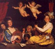 Gerrit van Honthorst The Concert oil painting artist